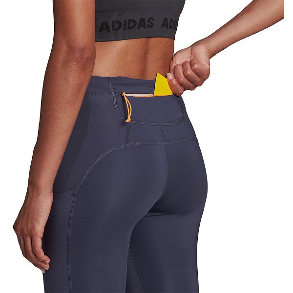 Blue Women's Adidas Fastimp 7/8 Leggings | 0346752-ON