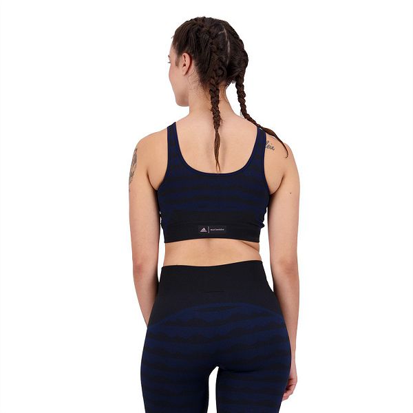 Blue Women's Adidas Marimekko Aeroknit Sports Bra | 0736459-UY