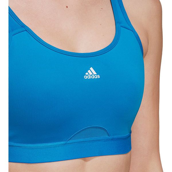 Blue Women's Adidas Move HS Sports Bra | 8635294-DO