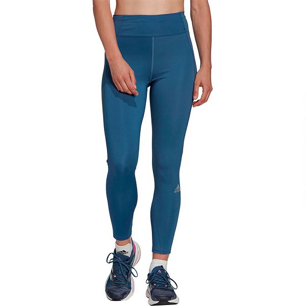 Blue Women\'s Adidas Own The Run 7/8 Leggings | 9804165-YL