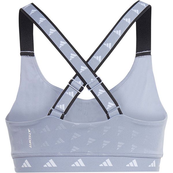 Blue Women's Adidas Powerreact Tf Ms Sports Bra | 7359624-RZ