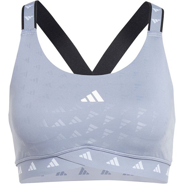 Blue Women\'s Adidas Powerreact Tf Ms Sports Bra | 7359624-RZ