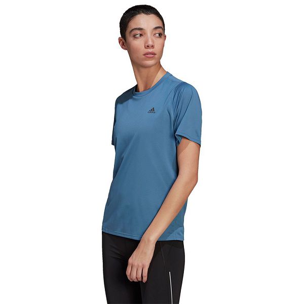 Blue Women\'s Adidas RI 3B Short Sleeve T Shirts | 2189746-UA