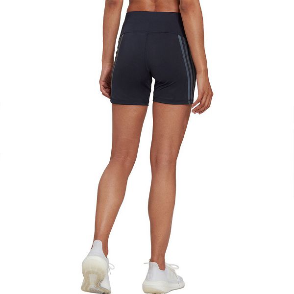 Blue Women's Adidas Run Icons Short Leggings | 5302897-RJ