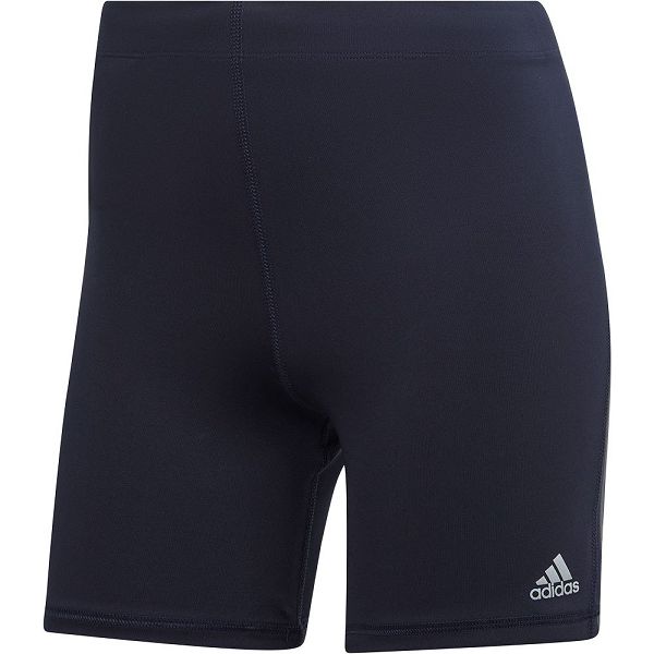 Blue Women's Adidas Run Icons Short Leggings | 5302897-RJ