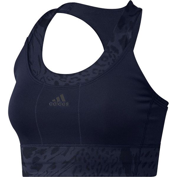 Blue Women\'s Adidas Run Ms Aop Sports Bra | 9480315-IT