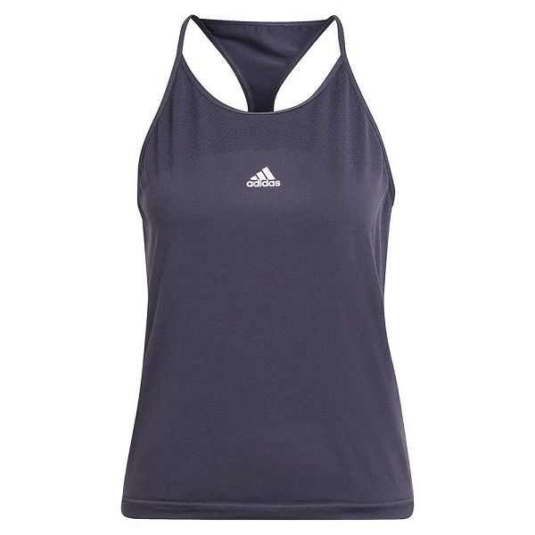 Blue Women's Adidas SML Sleeveless T Shirts | 7839061-EL