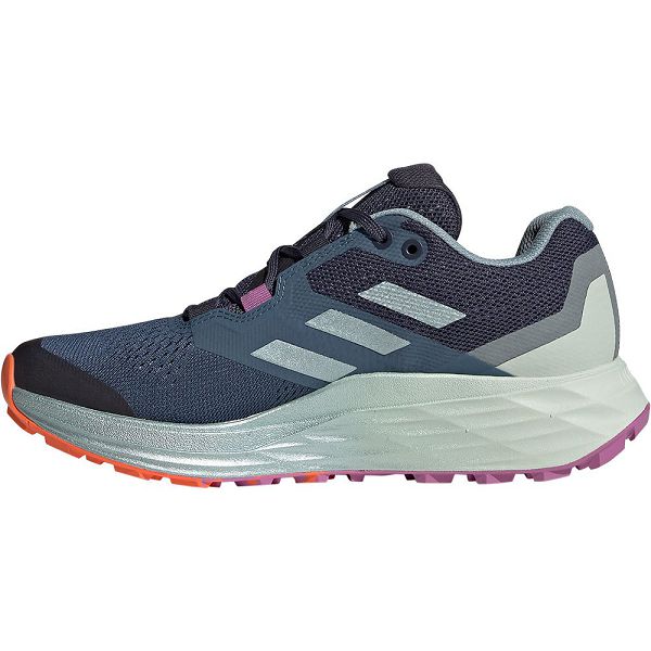 Blue Women's Adidas Terrex Two Flow Trail Running Shoes | 8216507-OW