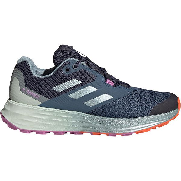 Blue Women\'s Adidas Terrex Two Flow Trail Running Shoes | 8216507-OW