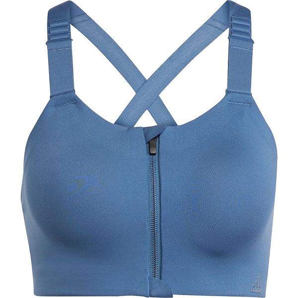 Blue Women's Adidas Tlrd Impact Luxe High-Support Top Sports Bra | 8796342-OX