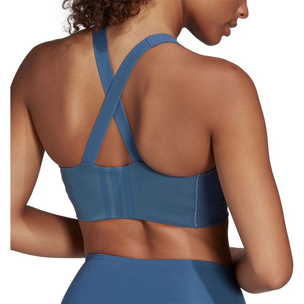 Blue Women's Adidas Tlrd Impact Luxe High-Support Top Sports Bra | 8796342-OX