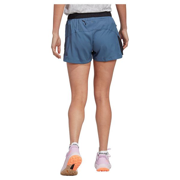 Blue Women's Adidas Trail 3´´ Shorts Pants | 0184935-VQ