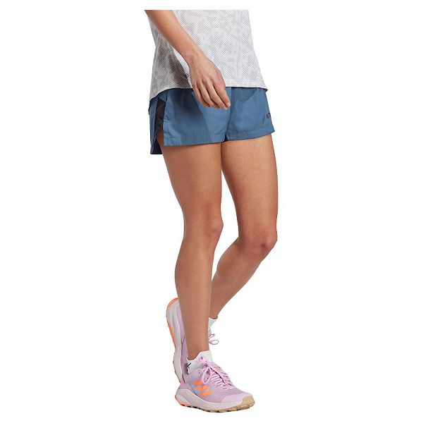 Blue Women's Adidas Trail 3´´ Shorts Pants | 0184935-VQ