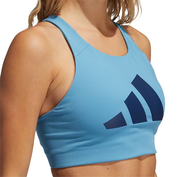 Blue Women's Adidas Ultimate Alpha Adi Life Sports Bra | 4731092-PX