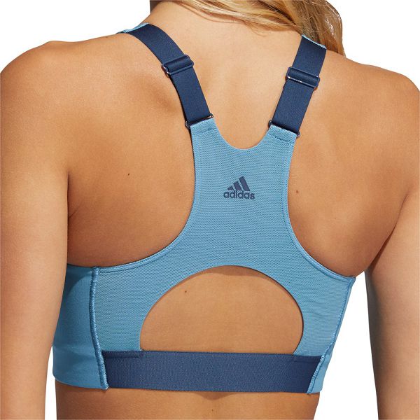 Blue Women's Adidas Ultimate Alpha Adi Life Sports Bra | 4731092-PX