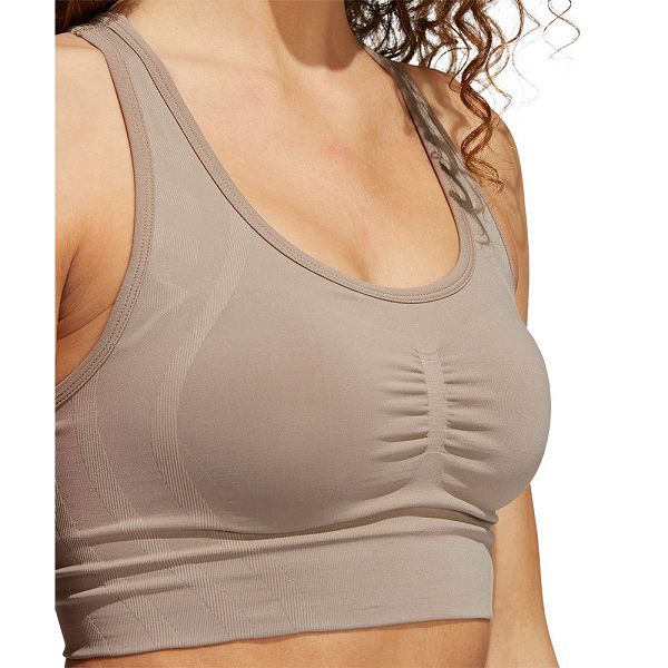 Brown Women's Adidas FRMT Sculpt Sports Bra | 0538164-DO