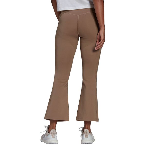 Brown Women's Adidas Flared Pants | 6834592-FH