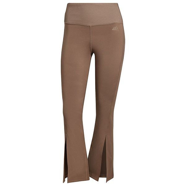 Brown Women's Adidas Flared Pants | 6834592-FH