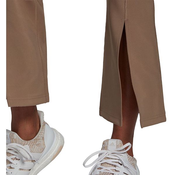 Brown Women's Adidas Flared Pants | 6834592-FH