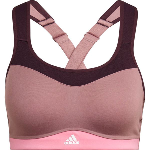 Brown Women's Adidas Tlrd Impact High-Support Top Sports Bra | 6045718-QU