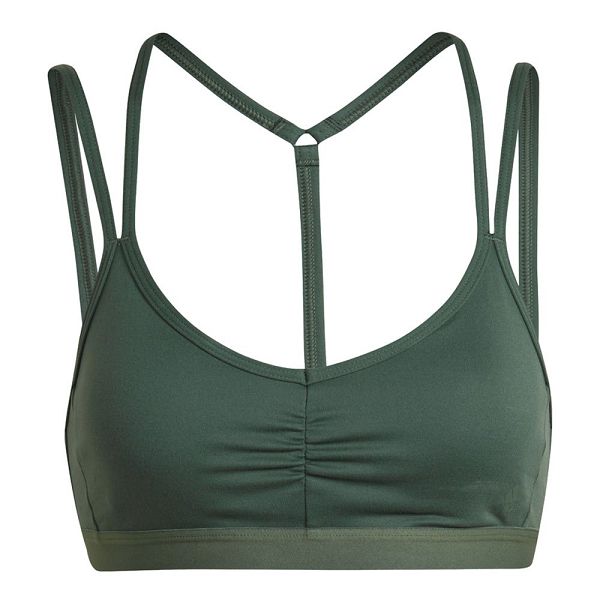 Brown Women\'s Adidas Yoga Essentials Light-Support Sports Bra | 5214603-PZ