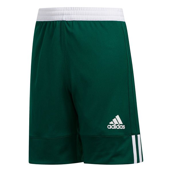 Green Kids\' Adidas 3G Speed Reversible Short Pants | 2516079-IG