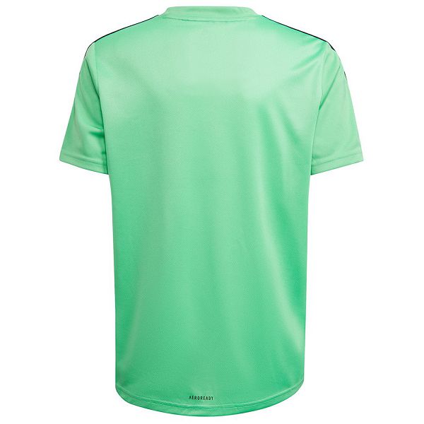 Green Kids' Adidas 3 Striker Short Sleeve T Shirts | 0421739-CM