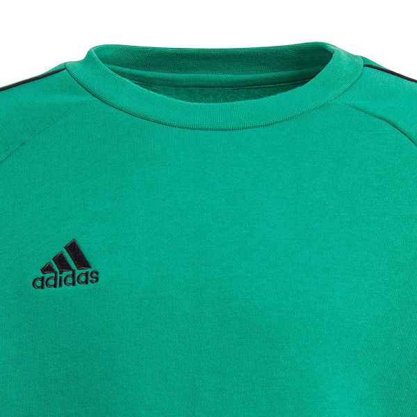 Green Kids' Adidas Core 18 Sweatshirts | 5439216-OL