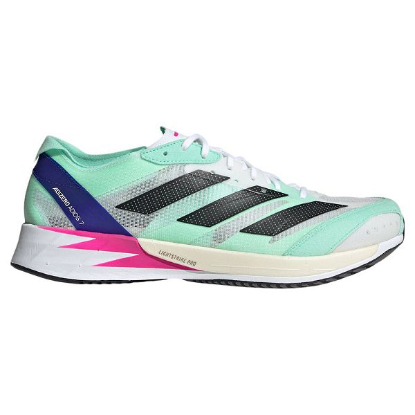 Green Men\'s Adidas Adizero Adios 7 Running Shoes | 5376819-CA