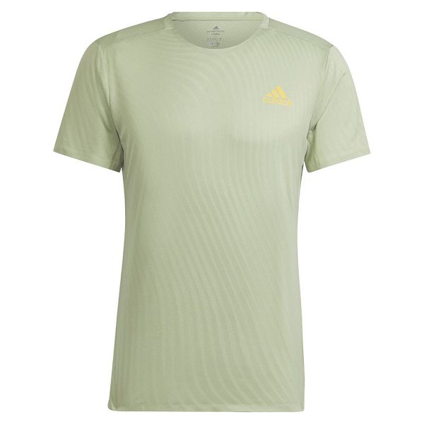 Green Men's Adidas Adizero Speed Short Sleeve T Shirts | 8207635-QW