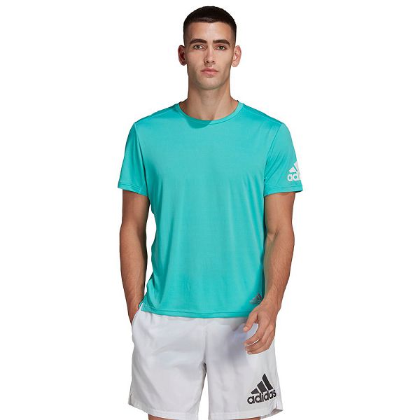 Green Men's Adidas IT Short Sleeve T Shirts | 8072514-MI