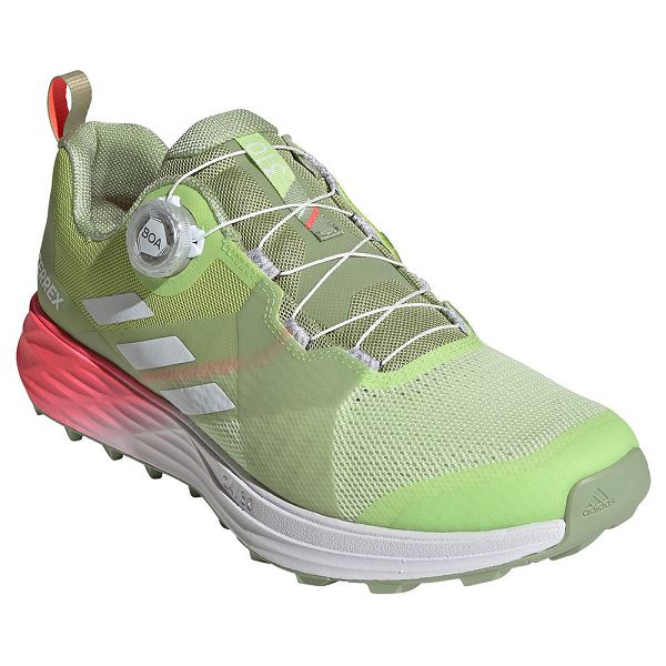 Green Men's Adidas Terrex Two BOA Trail Running Shoes | 7832590-AY