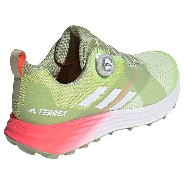 Green Men's Adidas Terrex Two BOA Trail Running Shoes | 7832590-AY