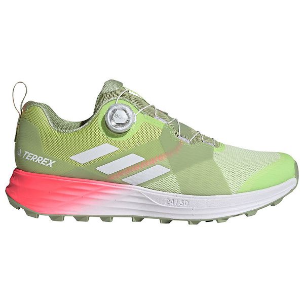 Green Men\'s Adidas Terrex Two BOA Trail Running Shoes | 7832590-AY