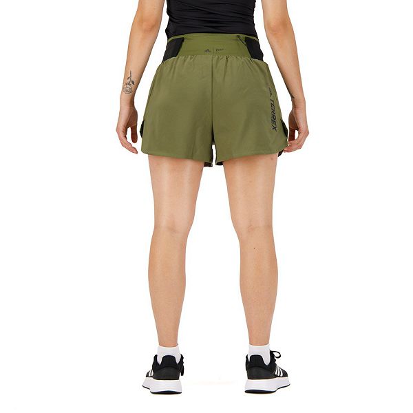 Green Women's Adidas AGR Alla 3´´ Shorts Pants | 5369708-AB