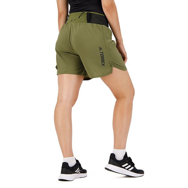 Green Women's Adidas AGR Alla 5´´ Shorts Pants | 5370894-QT