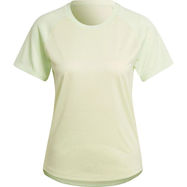 Green Women's Adidas Adizero Short Sleeve T Shirts | 9502467-AQ