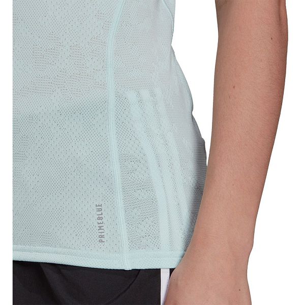 Green Women's Adidas Adizero Tank Sleeveless T Shirts | 5821369-NJ