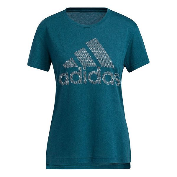 Green Women's Adidas Aeroready Short Sleeve T Shirts | 0278643-OX