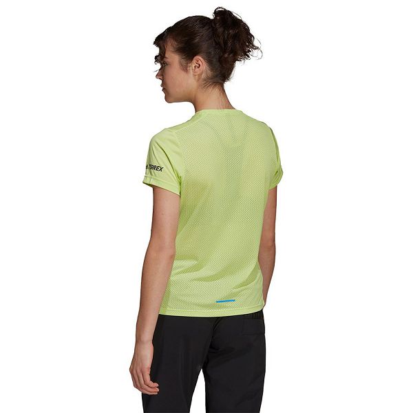 Green Women's Adidas Agravic Short Sleeve T Shirts | 6389014-LO