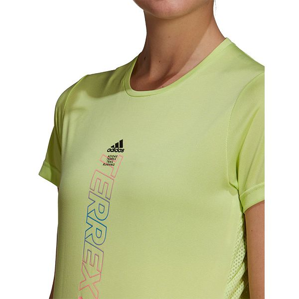 Green Women's Adidas Agravic Short Sleeve T Shirts | 6389014-LO