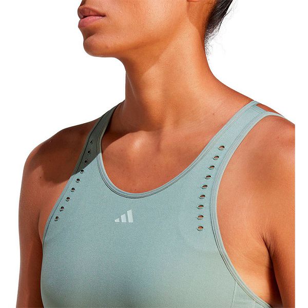 Green Women's Adidas Arknt Ls Sports Bra | 1293047-LY