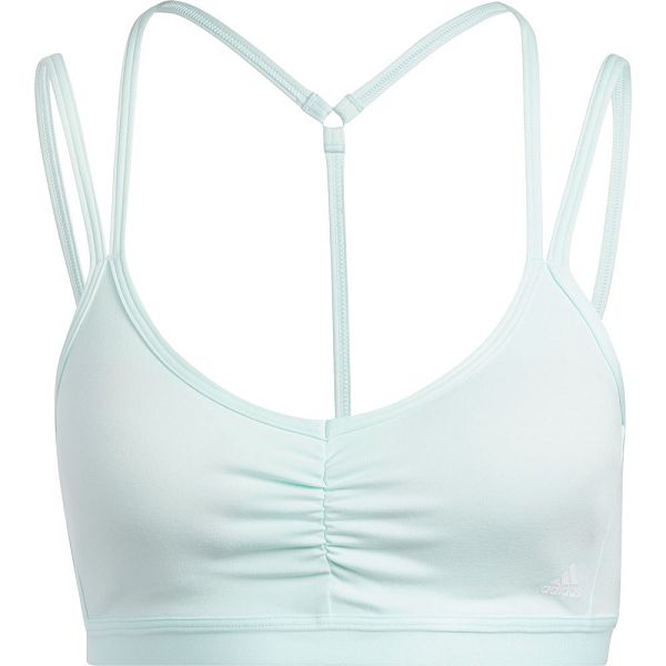 Green Women's Adidas Essentials Sports Bra | 0654721-CL