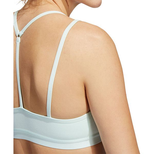 Green Women's Adidas Essentials Sports Bra | 0654721-CL