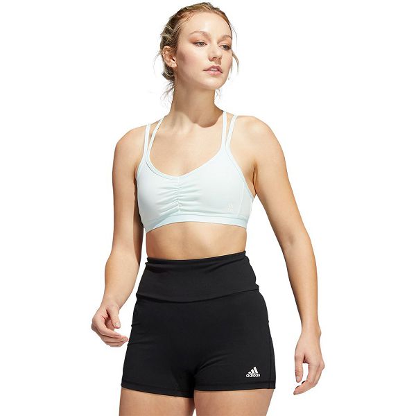 Green Women\'s Adidas Essentials Sports Bra | 0654721-CL