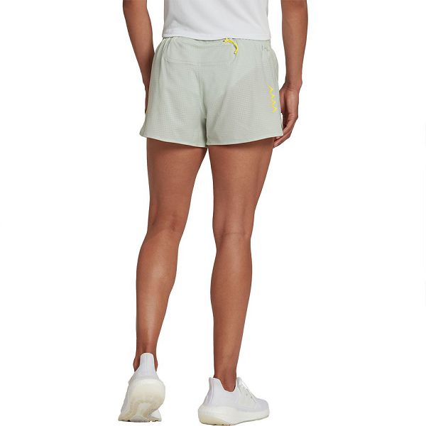 Green Women's Adidas Fast 3´´ Shorts Pants | 6590782-YZ