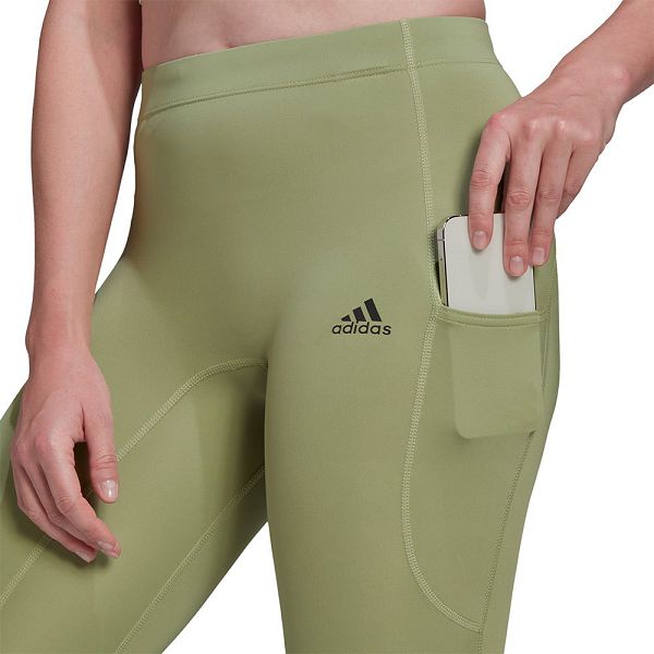 Green Women's Adidas Fastimp 7/8 Leggings | 7821645-JO