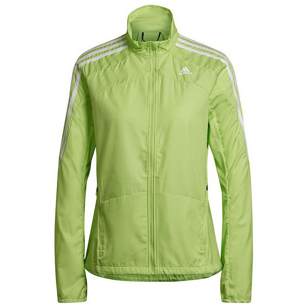 Green Women's Adidas Marathon Jackets | 2437815-VU