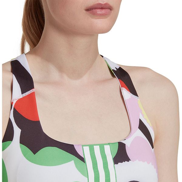 Green Women's Adidas Marimekko MS Sports Bra | 1372965-EZ