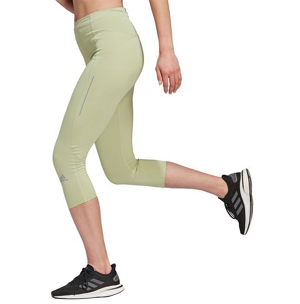 Green Women\'s Adidas OTR 3/4 Leggings | 6293804-EH